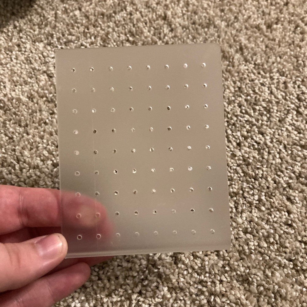 Amazon space saving 72 hole earring earrings jewelry organizer holder plastic